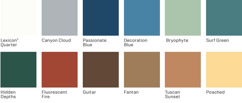 Dulux Muse 2024 Colours